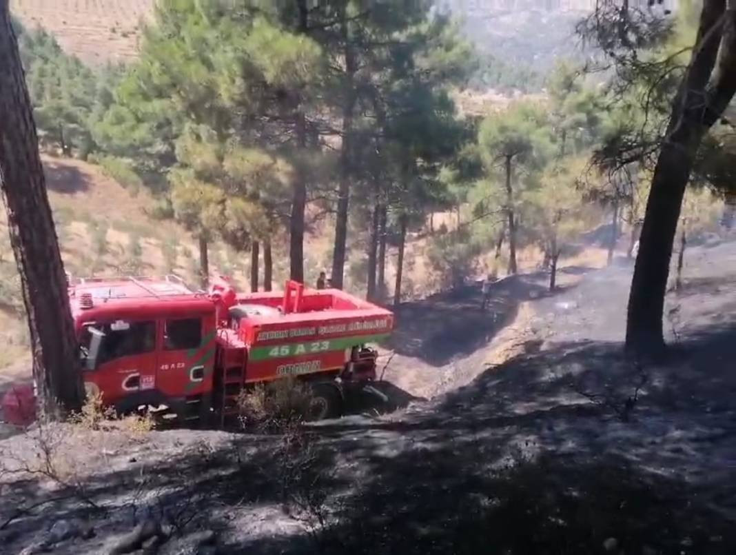 Kahramanmaraş'ta orman yangını - Resim: 7